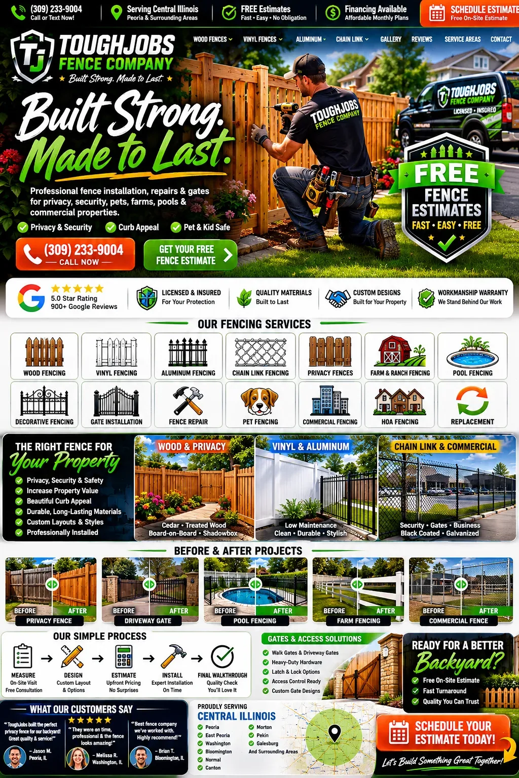 Fence Builders website example