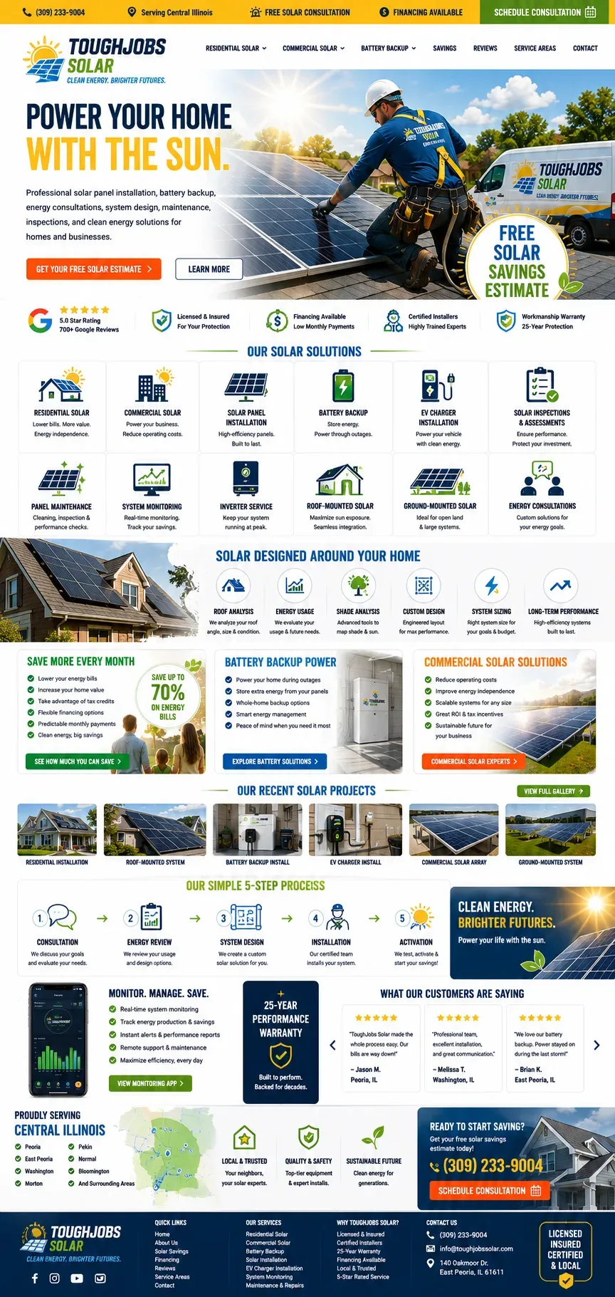 Solar website example