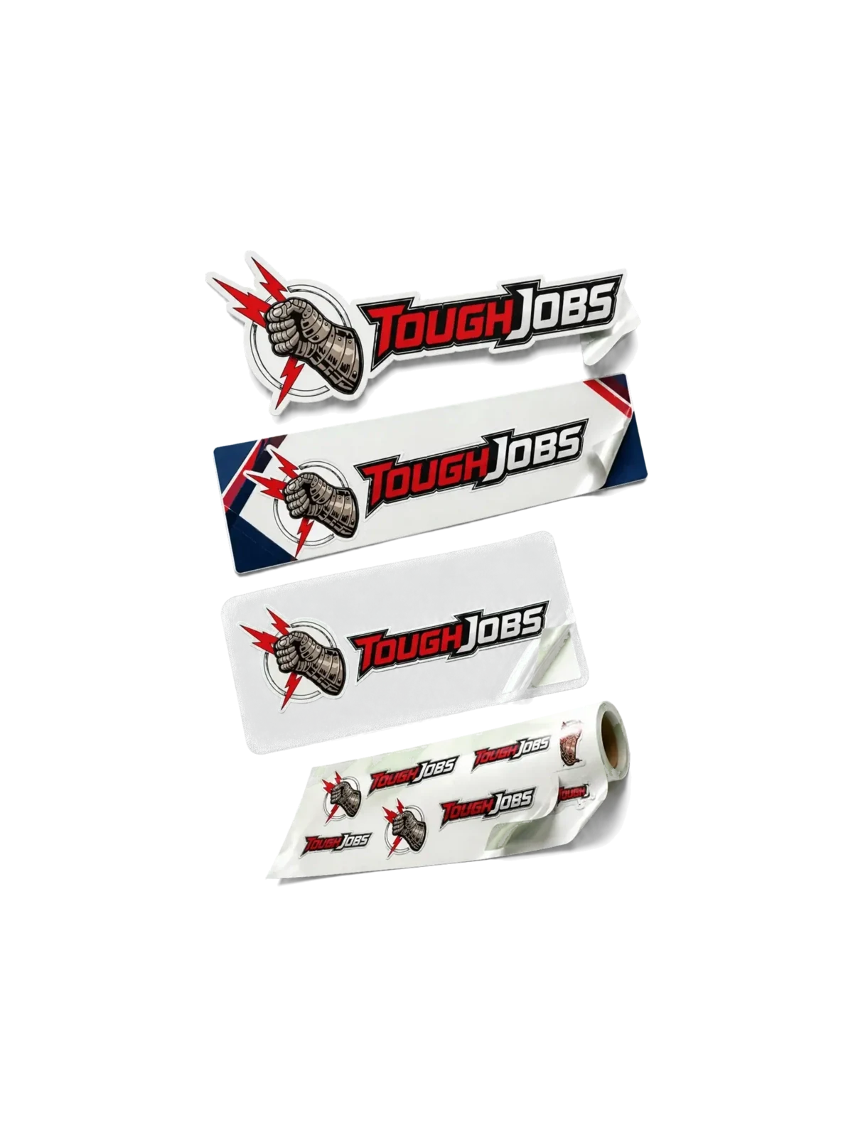 Toughjobs stickers and decals