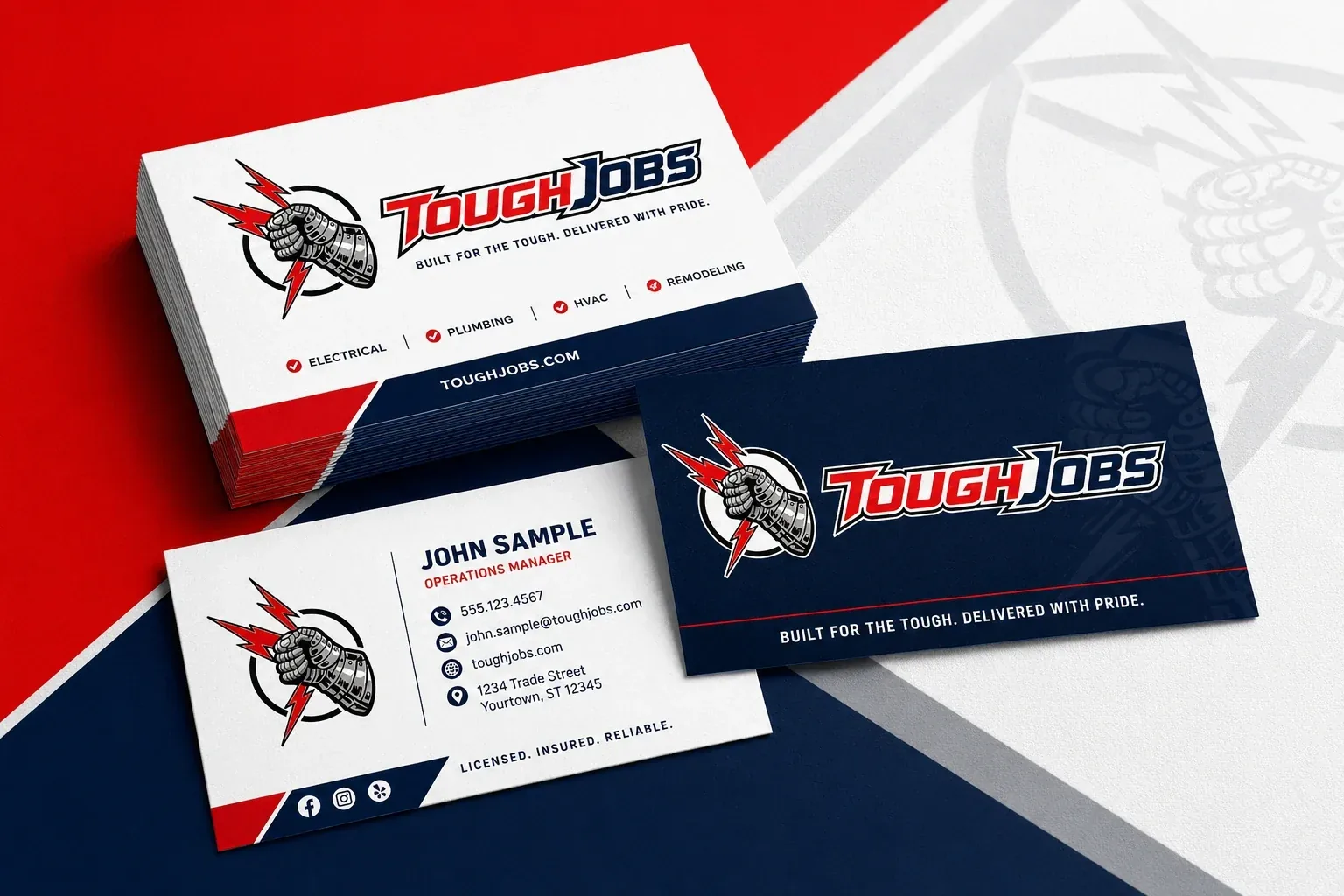 Custom printed business cards