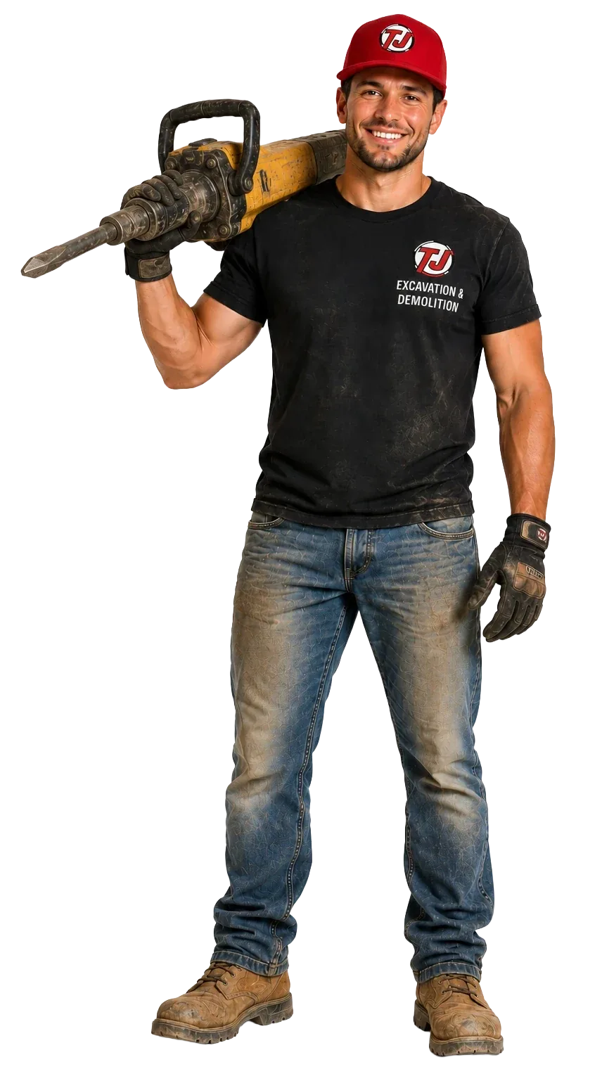 Toughjobs tradesman on the job