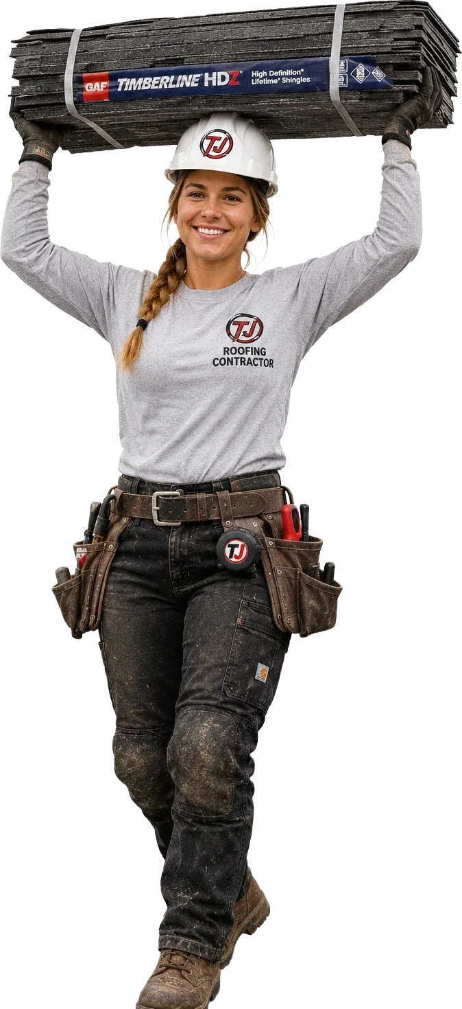 Roofing Contractors worker
