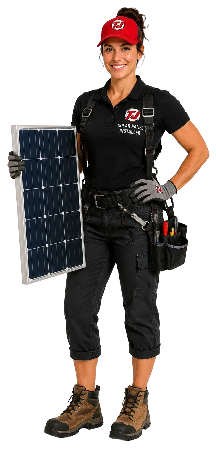 Solar Panel Installers worker