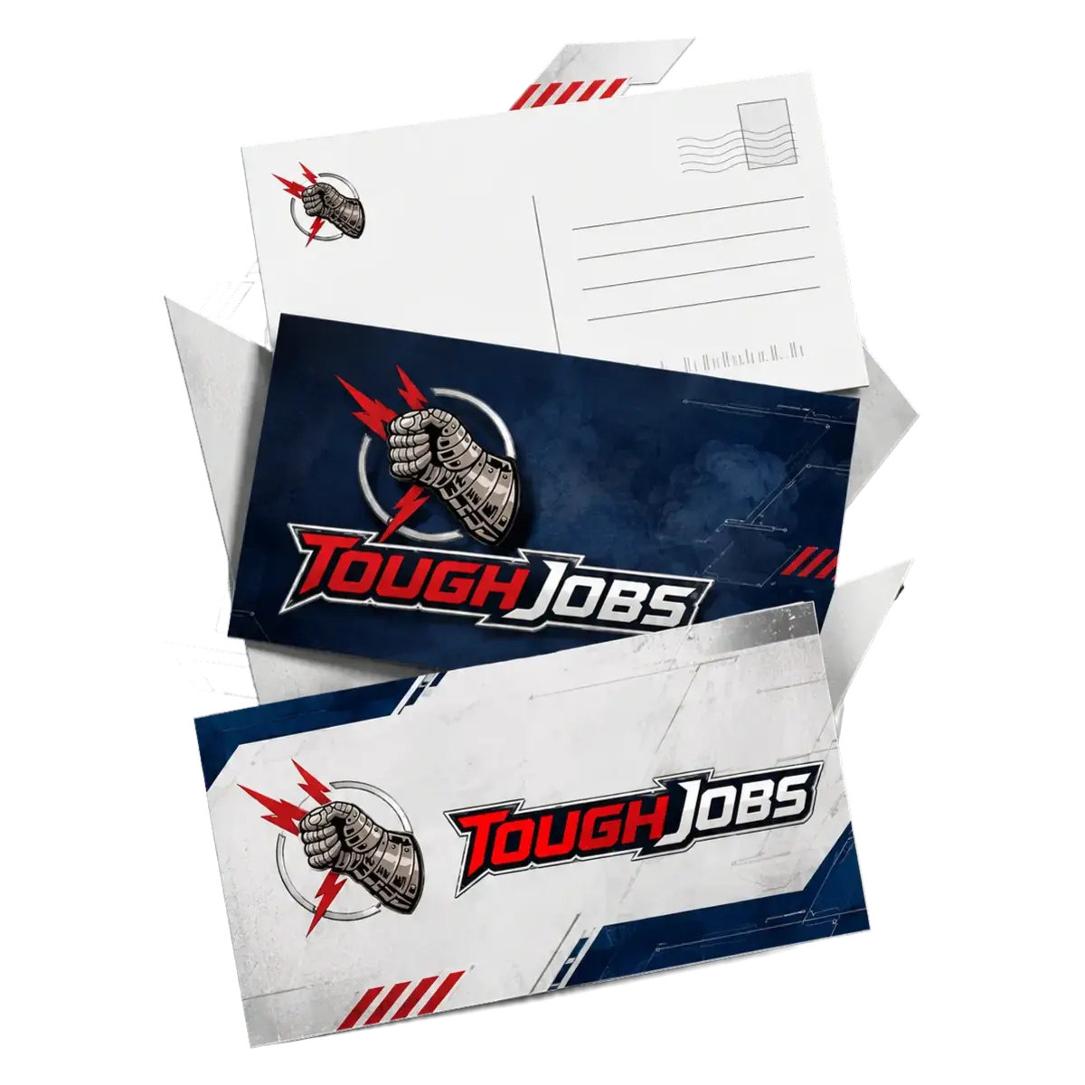 Toughjobs direct mailer design Toughjobs direct mailer design