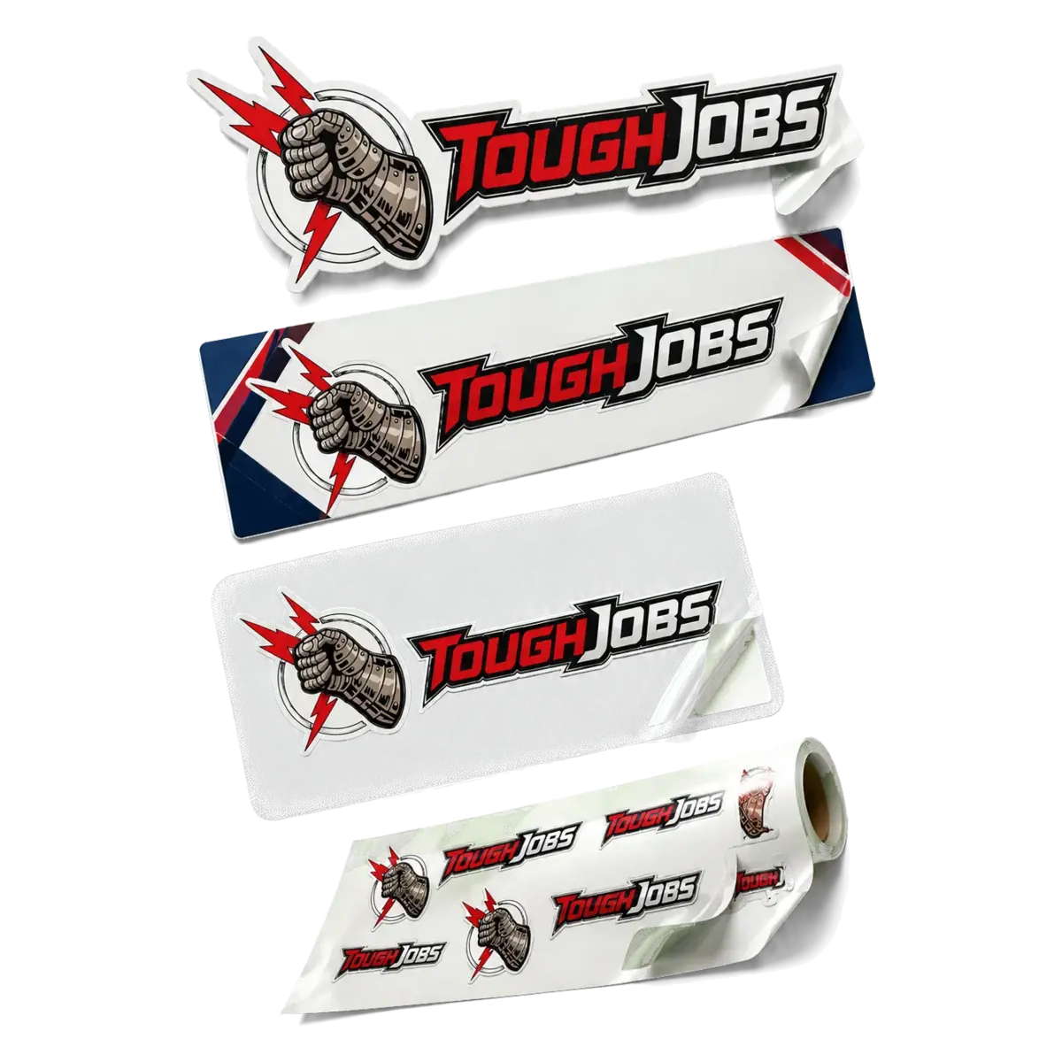 Toughjobs sticker and decal design Toughjobs sticker and decal design