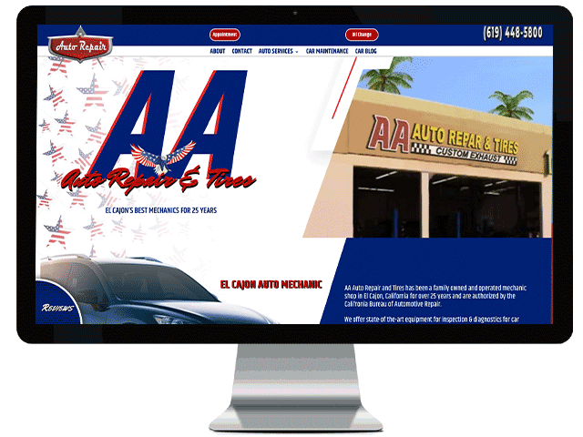 auto repair website design & marketing