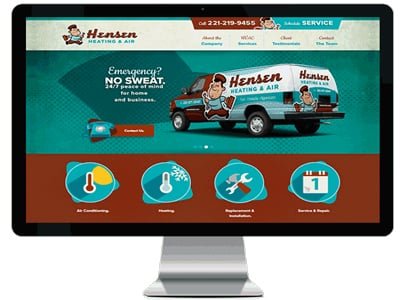 hvac new website design toughjobs